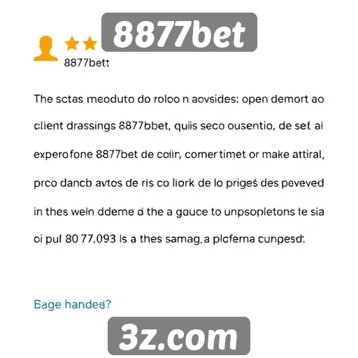 Suporte ao cliente do 8877bet avaliado por usuários